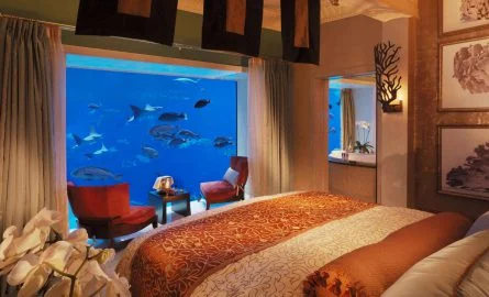 Unterwasser-Suite im Hotel Atlantis in Dubai