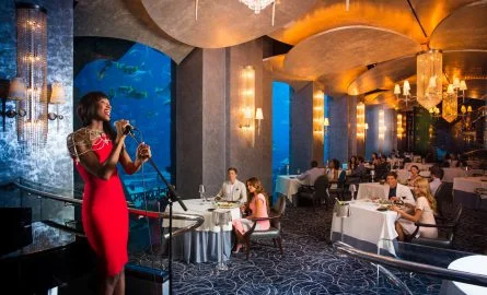 Aquarium Restaurant im Hotel Atlantis The Palm in Dubai