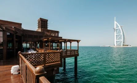 The Pierchic Restaurant auf einem Pier in Dubai