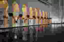 Scheich Zayed Moschee Wasserspiele