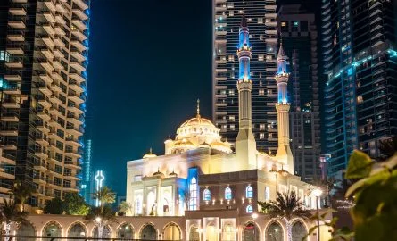 Moschee in Dubai Marina