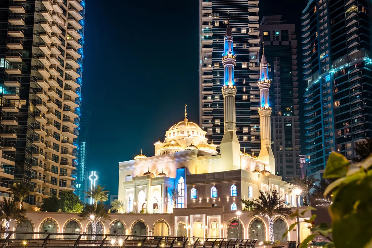 Moschee in Dubai Marina