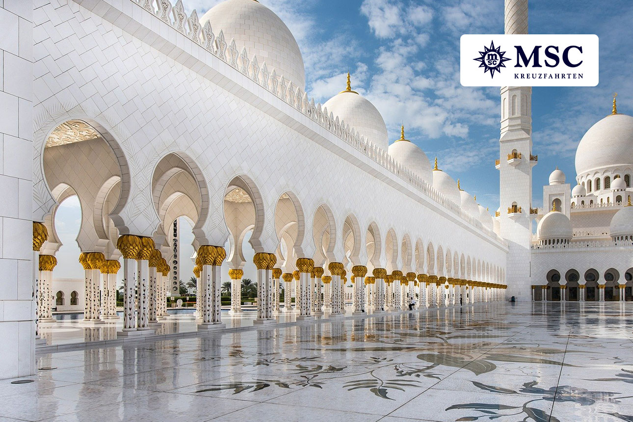 Orient Kreuzfahrt MSC über Dubai