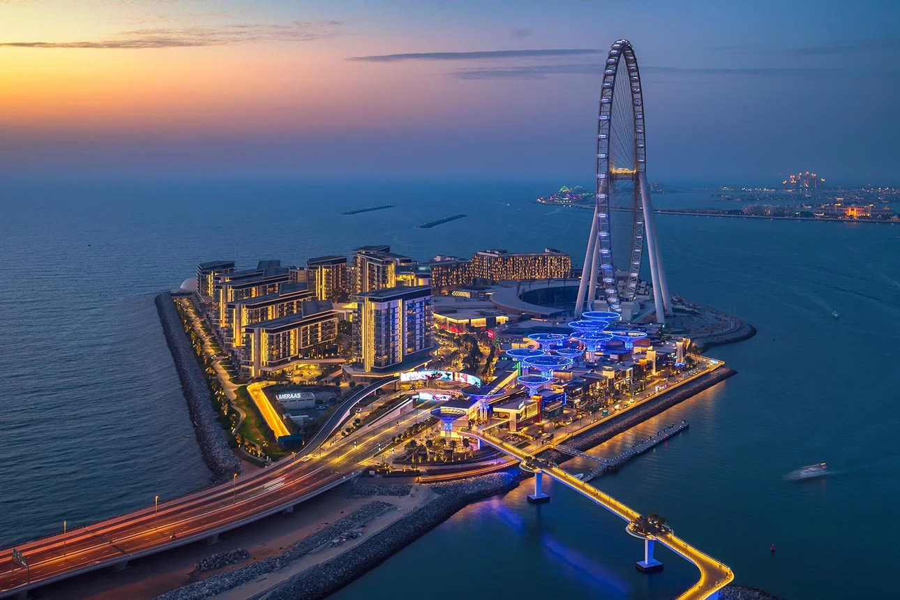 Ain Dubai auf Bluewaters Island