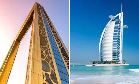 Dubai Frame Ticket und Burj al Arab