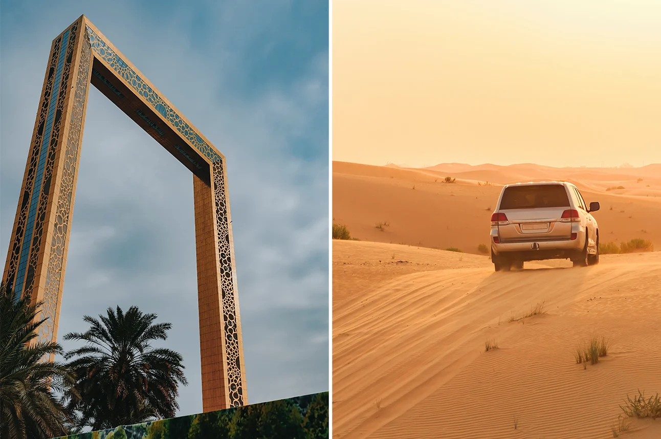 Dubai Frame Ticket und Wüstensafari