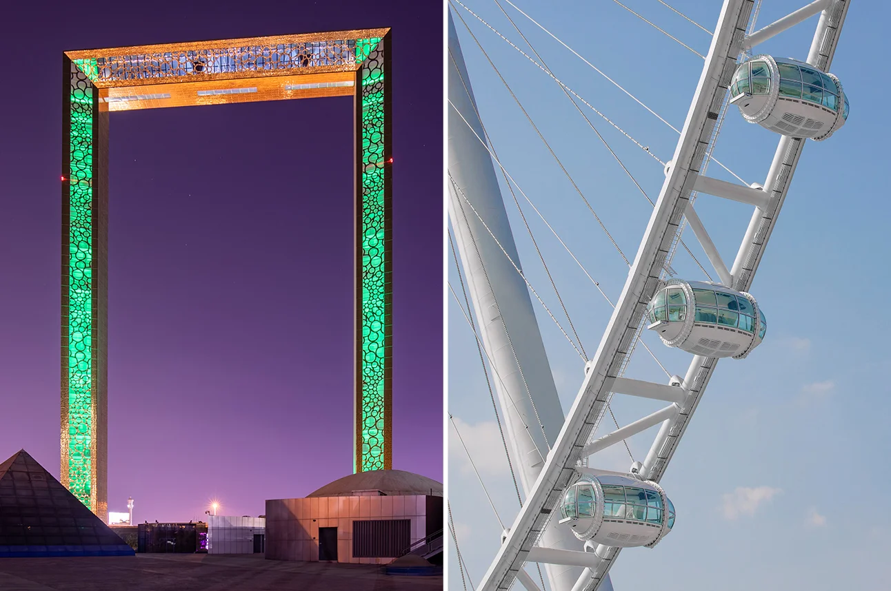Dubai Frame und Ain Dubai Ticket