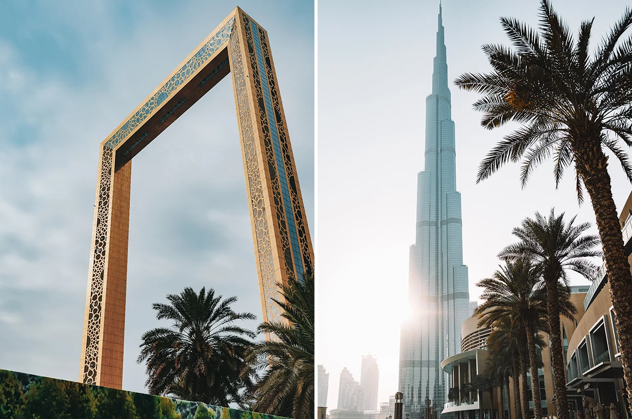 Dubai Frame Ticket mit Burj Khalifa