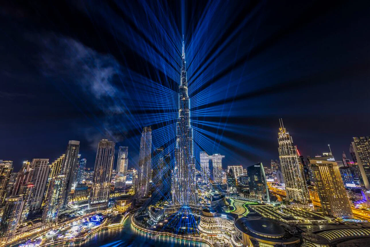Burj Khalifa an Silvester
