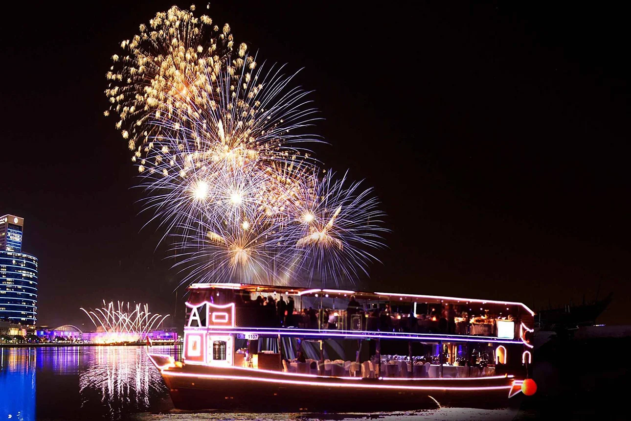 Daufahrt Dubai Silvester