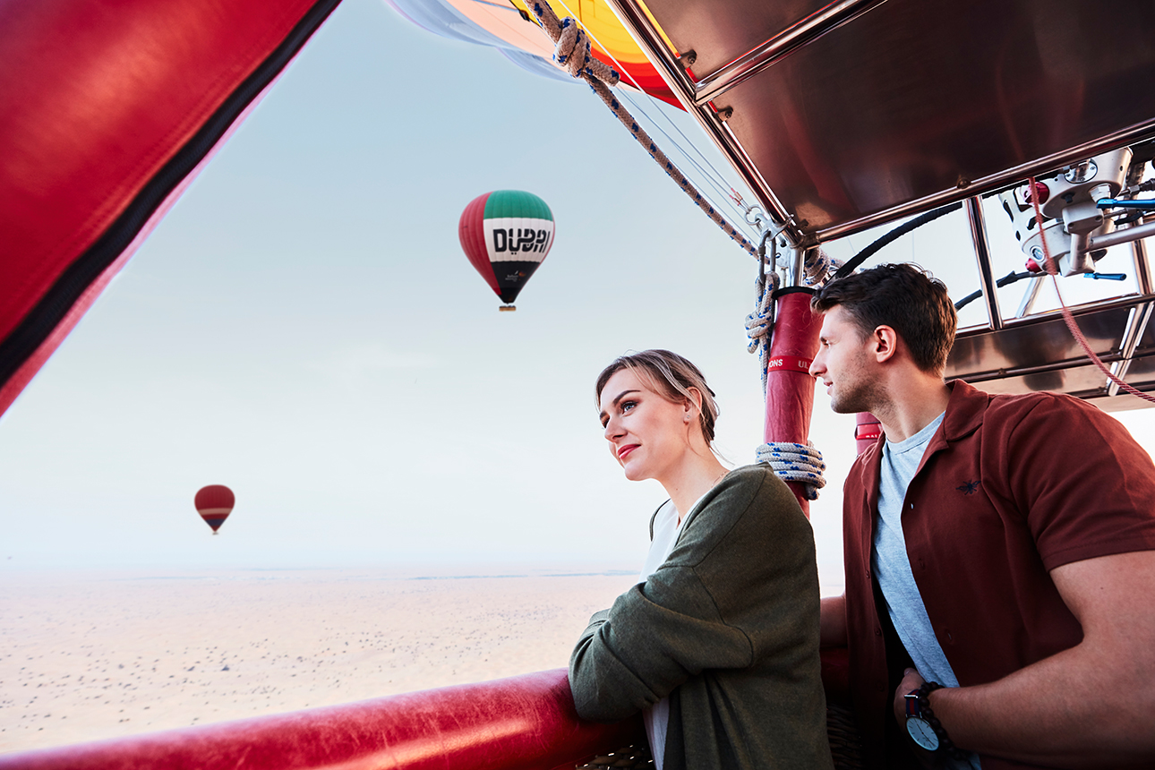 Ticket für eine Ballonfahrt in Dubai