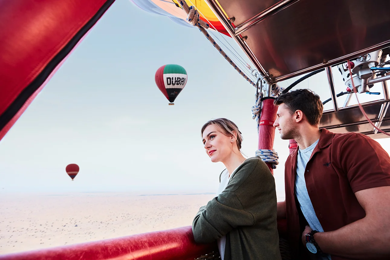 Ticket für eine Ballonfahrt in Dubai